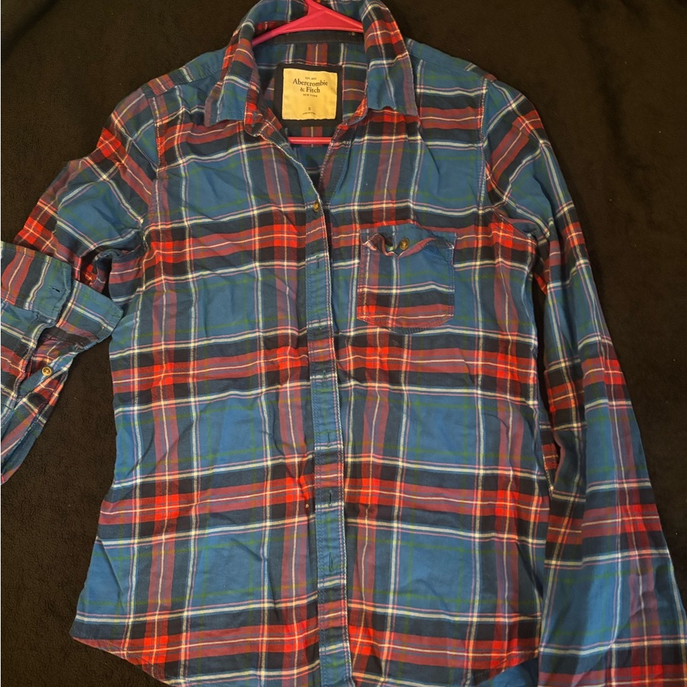 Abercrombie & Fitch Multicolor Plaid Shirt